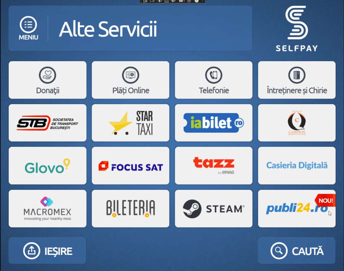 SelfPay - Alte servicii